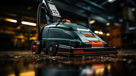 Ibdustrial modern floor washing machine.の素材