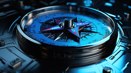 decision maker office gadget set to the words go for it. business and and decision making concept. image is retro filteredの素材