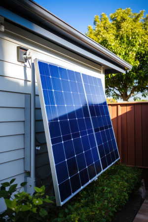 Mobile Solar charger outdoors low power for small devices.の素材