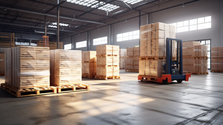 Huge piles of different type of pallet at a recycling business areaの素材