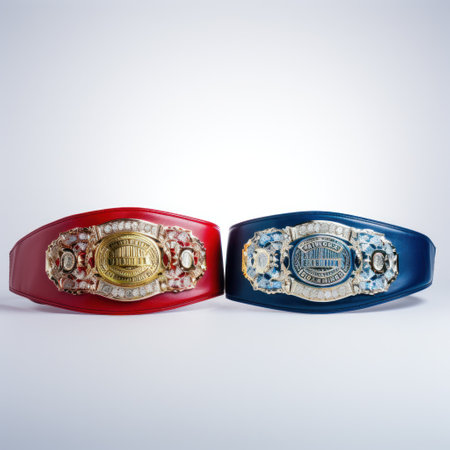 Abstract Boxing championship belt. Champion sportの素材