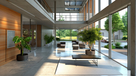 Modern Office open space Interior.の素材