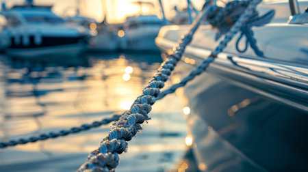 Marine parking of boats and yachts.の素材