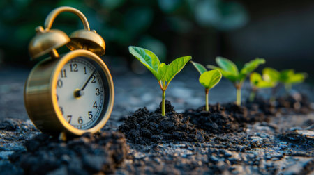 time for change, concept of new, life changing and improvementの素材