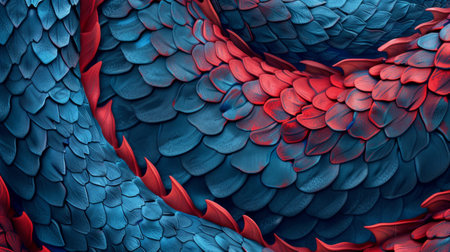 Color scaly dragon skin with high quality texture.の素材