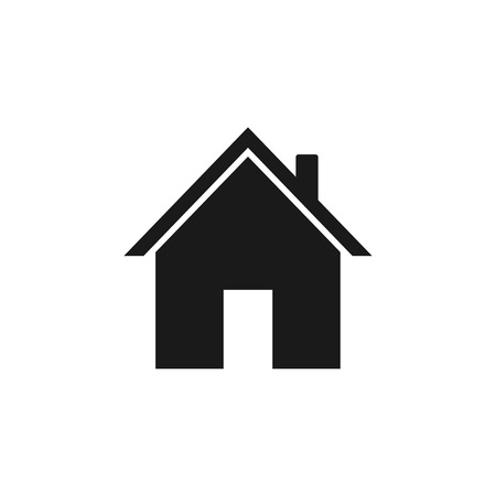 Home icon. Vector illustration Flat designのイラスト素材