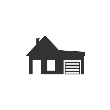 Home icon. Vector illustration Flat designのイラスト素材