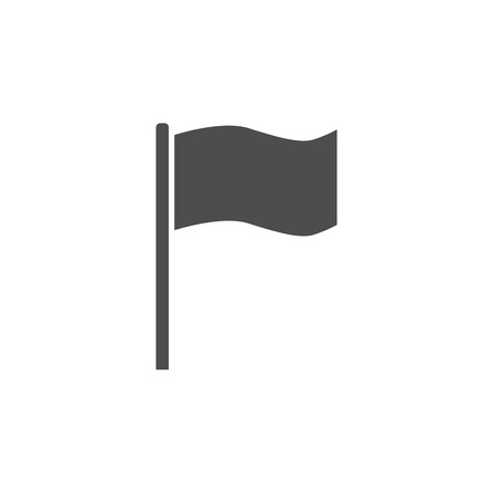 Flag, icon Vector illustration flat designの写真素材