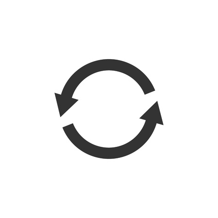 Circle arrow icon Vector flat designの写真素材