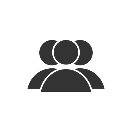 People Icon. User sign icon. Vector illustration, flat design.の写真素材