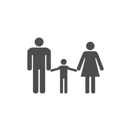 People Icon. Family icon. Vector illustration, flat design.の写真素材