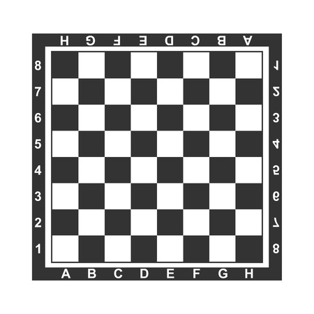 Vector illustration, flat design Board chessのイラスト素材