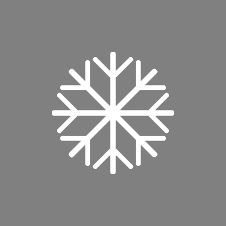 Vector illustration, flat design Snowflakeのイラスト素材