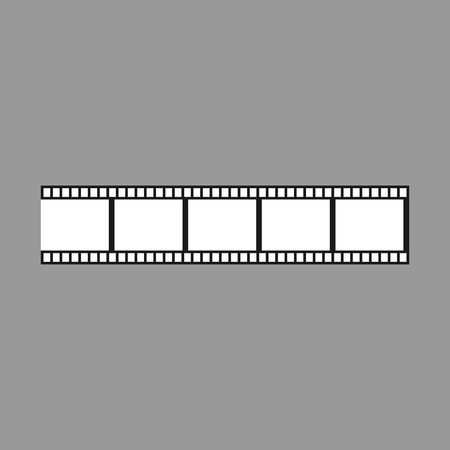 Film strip. Film icon. Vector illustration Flatのイラスト素材