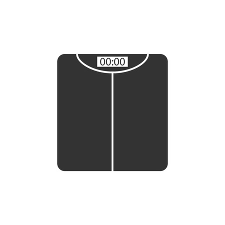 Vector illustration, flat design. Floor Scales iconのイラスト素材