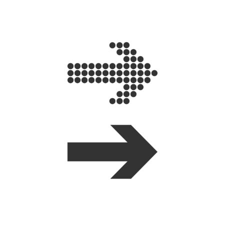 Arrow, forward icon Vector illustration flatのイラスト素材