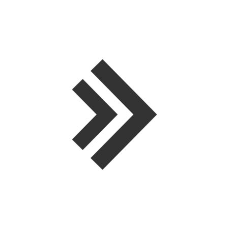 Arrow, forward icon Vector illustration flat