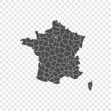 map on transparent background. Vector illustration.のイラスト素材