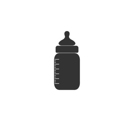 Vector illustration, flat design Baby Bottle iconのイラスト素材