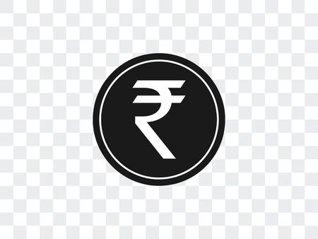 Vector illustration, flat design India rupee iconのイラスト素材