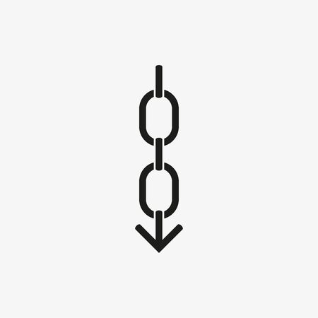 Vector illustration, flat design SLING HERE packaging symbolのイラスト素材