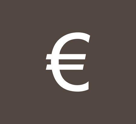 Vector illustration, flat design Euro money iconのイラスト素材
