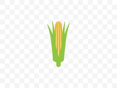 Vector illustration, flat design. Corn food iconのイラスト素材