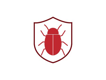 Animal, bug, insect icon. Vector illustration, flat design.のイラスト素材