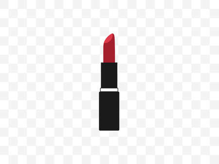 Vector illustration, flat design. Beauty lipstick makeup iconのイラスト素材