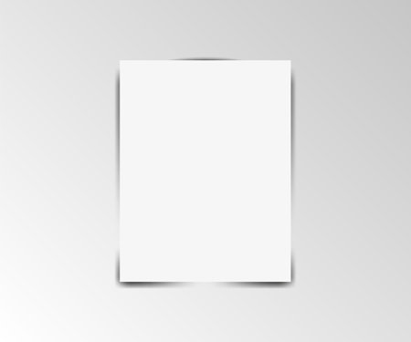 Paper sheet on transparent backgroundのイラスト素材