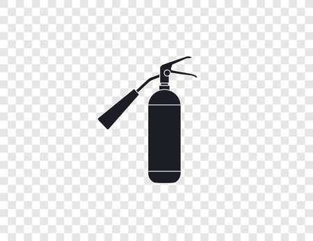 Safety, rire, fire extinguisher icon. Vector illustration, flat design.のイラスト素材