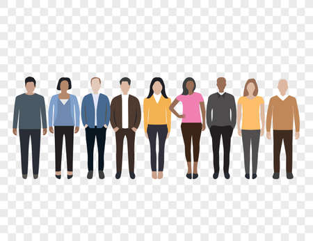 People, person flat icon Vector illustration.のイラスト素材