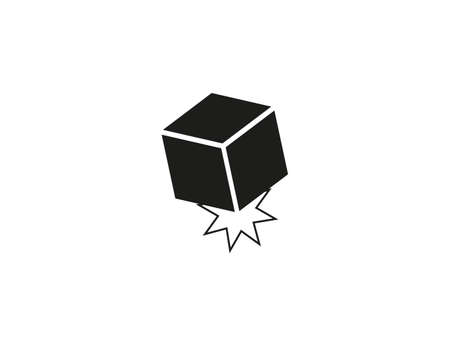 Do Not Drop symbol, sign. Vector illustration.のイラスト素材