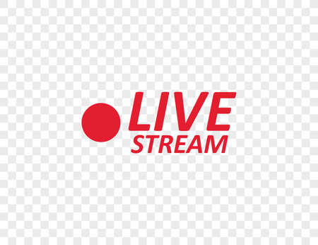 Vector illustration. Flat design. Video streaming stream iconのイラスト素材