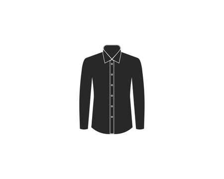 Vector illustration. Flat design. Button-down shirt iconのイラスト素材