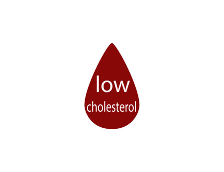 Blood, low cholesterol icon. Vector illustration.のイラスト素材