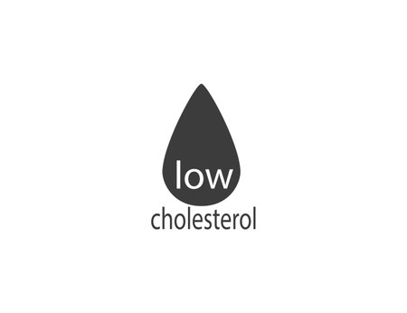 Blood, low cholesterol icon. Vector illustration.のイラスト素材