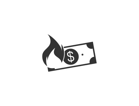 Inflation, money, finance icon. Vector illustration.のイラスト素材
