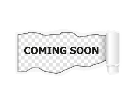 Coming soon . Vector illustration.のイラスト素材