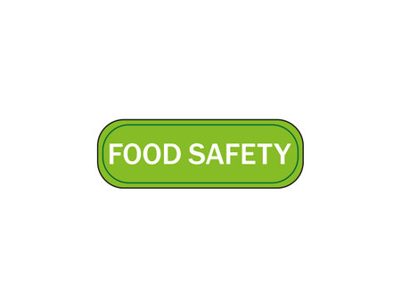 Food safety icon, . Vector illustration.のイラスト素材