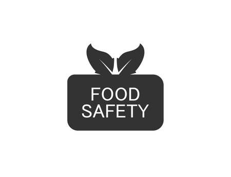 Food safety icon, . Vector illustration.のイラスト素材