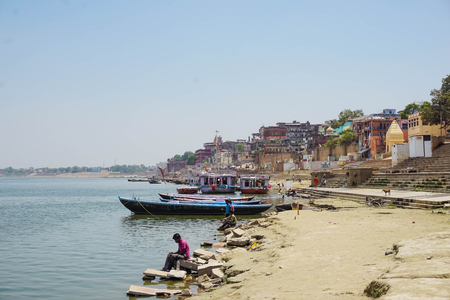 Varanasi city, Indiaのeditorial素材