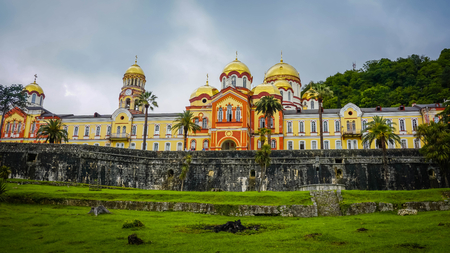 New Athos Monastery in Abkhaziaの写真素材