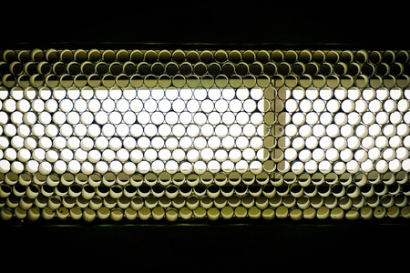 Ceiling lamp with mesh