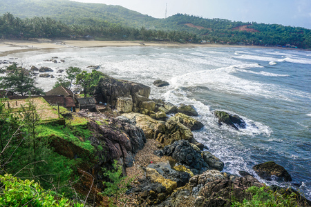 Flora and fauna of the tropical peninsula. Gokarna Village, Indiaの写真素材
