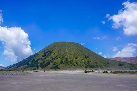 Wasteland on the way to bromo volcanoの写真素材