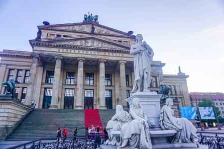 Berlin, Germany - July 30, 2018: Beautiful ancient city architectureのeditorial素材