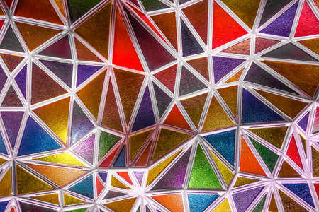 Colorful kaleidoscope background in the parkの写真素材