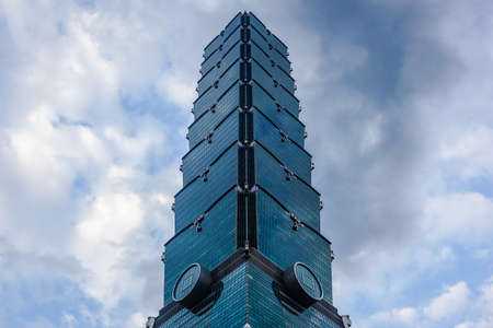 Taipei 101 Tower in Taiwanのeditorial素材