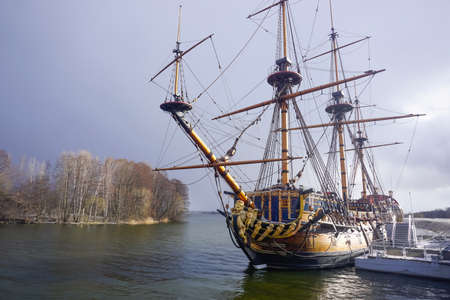 Voronezh, Russia - March 16, 2020: Ship-Museum Goto Predestinationのeditorial素材
